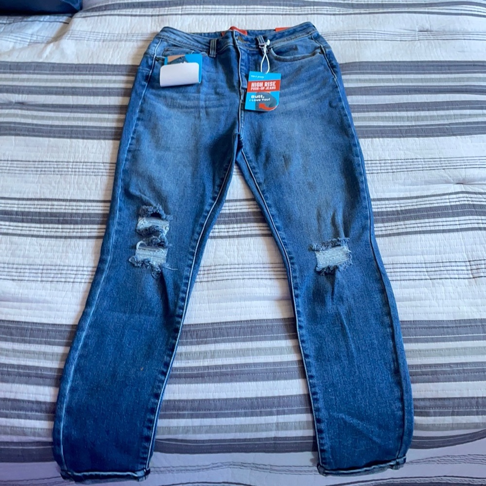 Type-High rise push up Jeans  Brand-Wax Jeans